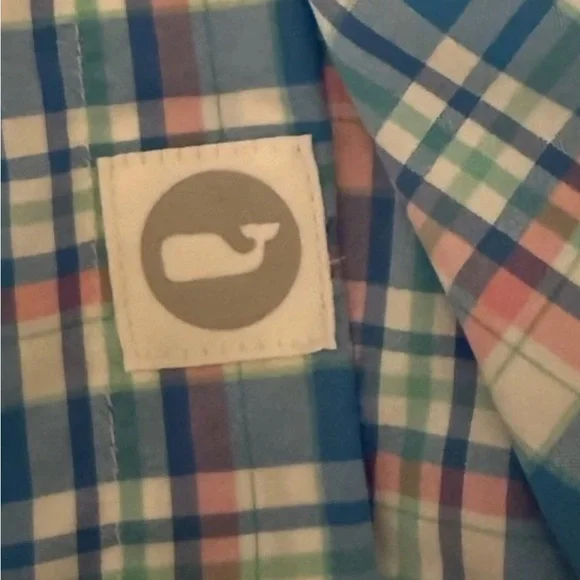 Vineyard Vines Men’s Performance style-long sleeved Button Down Shirt Sz L - Picture 5 of 5